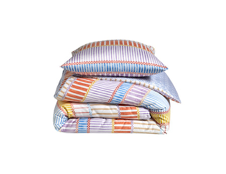 Housse de couette Satin imprimé - PORTOFINO Pastel