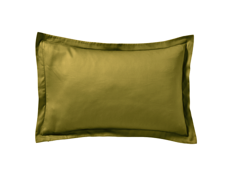 Taie d'oreiller unie - Satin de coton