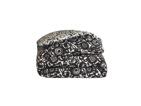 Housse de couette Percale de coton - KUKKIA Graphite