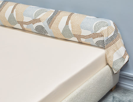 Taie de traversin Percale de coton - TOTEM Naturel