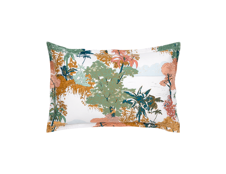 Taie d'oreiller Satin de coton lavé - L'INCONNU