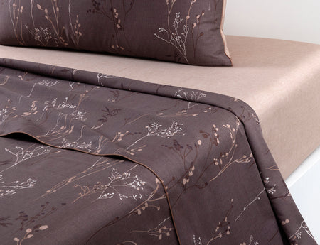 Drap plat Satin de coton - WILD MILLET