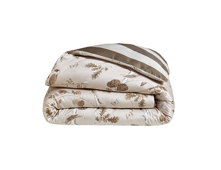 Housse de couette Satin de coton - WOODLAND Sepia