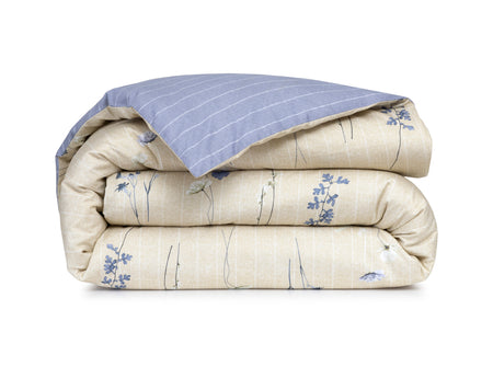 Housse de couette Satin de coton - AZURE MIST
