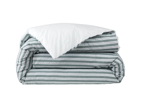 Housse de couette Percale Seersucker et Percale Unie - L SEERLINE