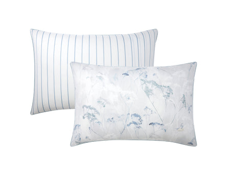 Taie d'oreiller Satin de coton lavé - WATER BLOOM