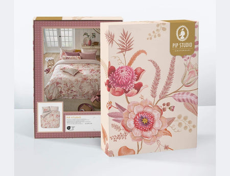 Housse de couette Percale de coton - EVERBLOOM Rose clair