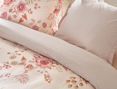 Taie d'oreiller Percale de coton - EVERBLOOM Rose clair