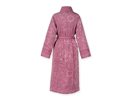 Peignoir Coton - JASMIN JACQUARD Rose clair