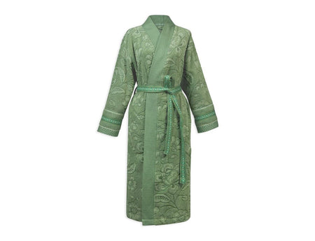 Peignoir Coton - JASMIN JACQUARD Vert