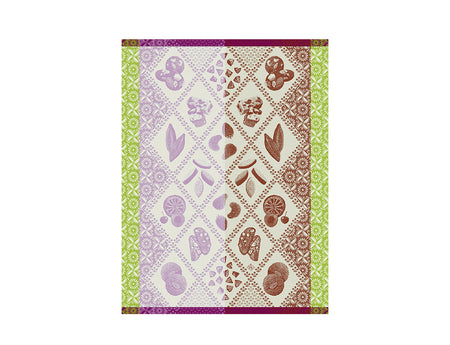 Torchon Coton Jacquard - ECLATS DU MIDI DOUCEUR Melon