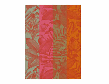 Torchon Coton Jacquard - FRUITS EXOTIQUES Passion