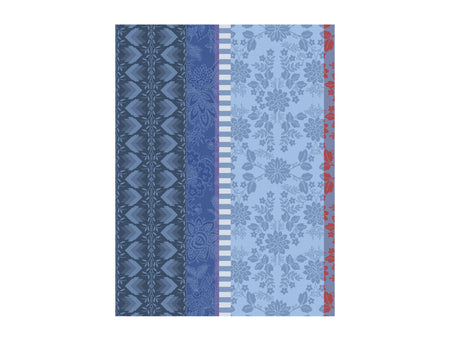 Torchon Coton Jacquard - GIPSY Azur