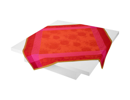 Serviette Coton Jacquard - PARFUMS DE BAGATELLE Capucine