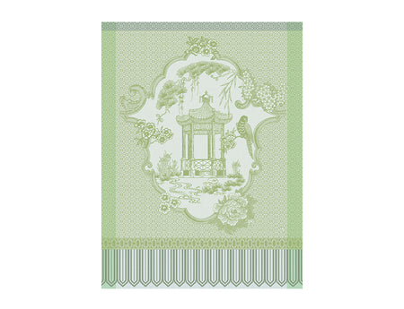 Serviette de table Coton Jacquard - PROMENADE IMPERIALE Jade