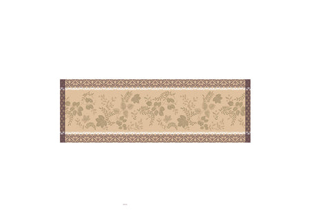 Chemin de table Coton Jacquard - MANOR LANE Rosé des prés