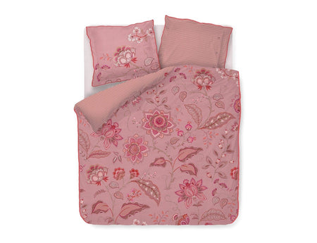 Housse de couette Percale de coton - MUMBAI NIGHT Rose