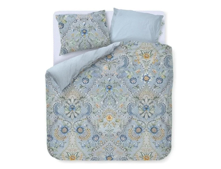 Parure Percale de coton - SALUTI GRANDI LIGHT Blue