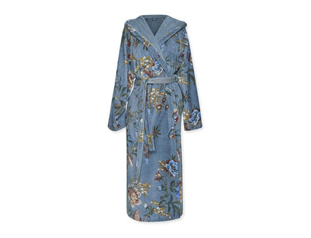 Peignoir Coton - SECRET GARDEN Bleu