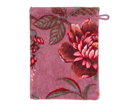 Gant de toilette Coton - SECRET GARDEN Mauve