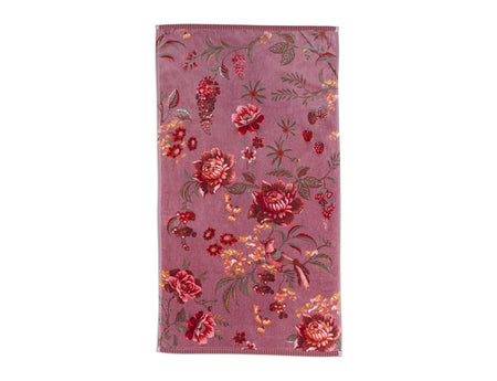 Serviette de toilette Coton - SECRET GARDEN Mauve