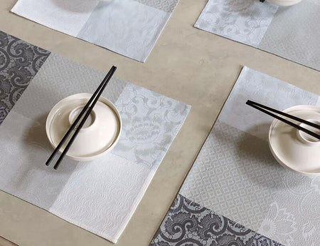 Set de table - Fleurs de Kyoto Brume