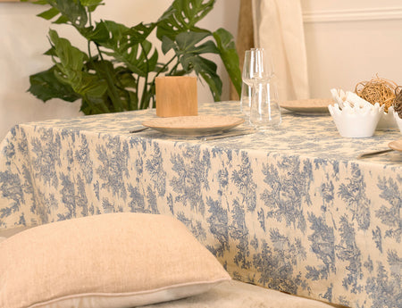 Nappe Coton enduit - PASTORALE Navy