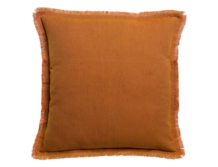 Coussin Coton Lin - LALY Cuivre
