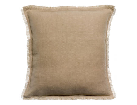 Coussin Coton Lin - LALY Galet