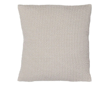 Coussin Nid d'abeille coton recyclé - MAIA Lin