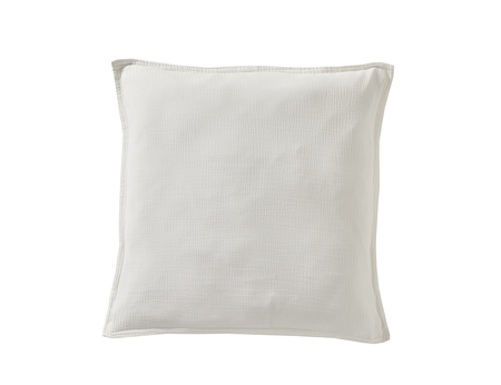 Taie d'oreiller Gaze de coton - COSY Craie