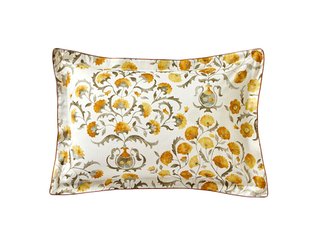 Taie d'oreiller - JARDIN ORIENTAL Miel