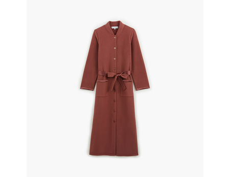 Robe de chambre Softy terre de sienne