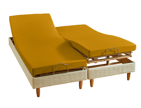 Drap housse 4 têtes Percale de coton