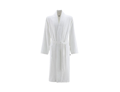 Peignoir Kimono Coton 450g - PLAIN Blanc