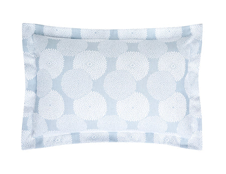 Taie d'oreiller Coton et Polyester - DAHLIA Bleu