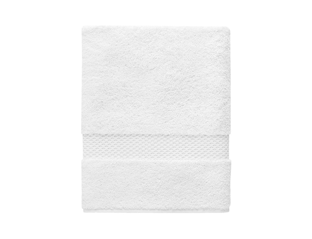 Serviette De Douche Yves Delorme Florydo Abysse 70x140 Cm – Coton Taupe Bleu-vert