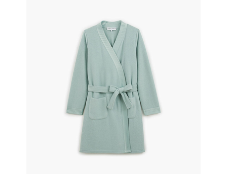 Peignoir court Eclat Vert de Gris