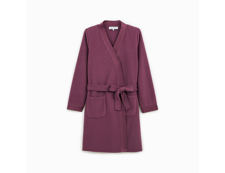 Peignoir court Eclat Grenat